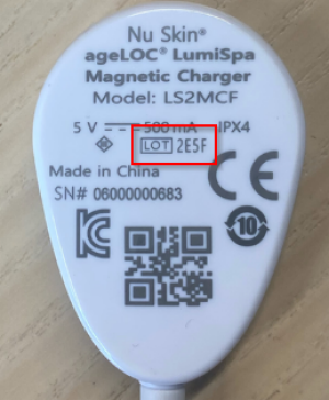 ageloc-lumispa-io-charger-lot-number ageloc-lumispa-io-charger-lot-number